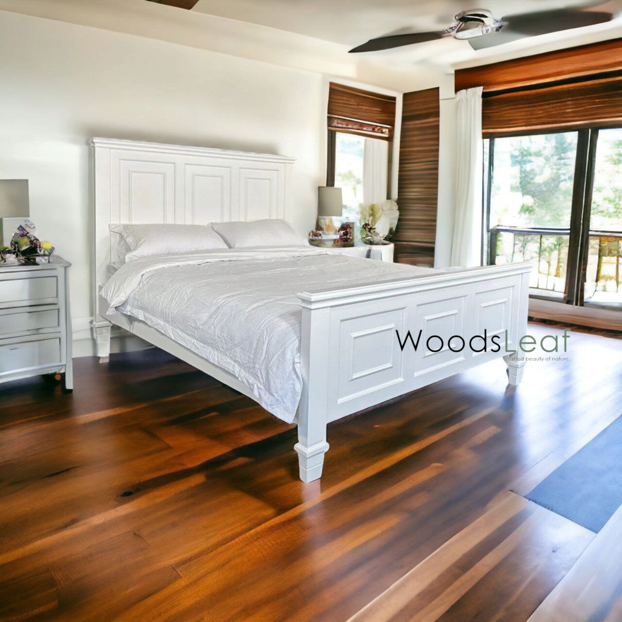 Ruby Solid Wood Bed