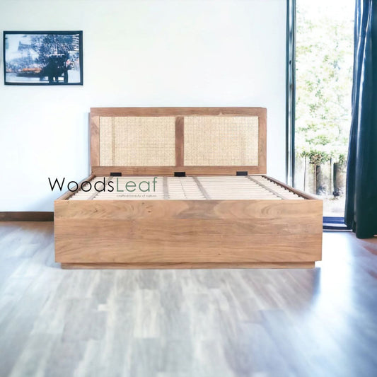 Saale Solid Wood Bed