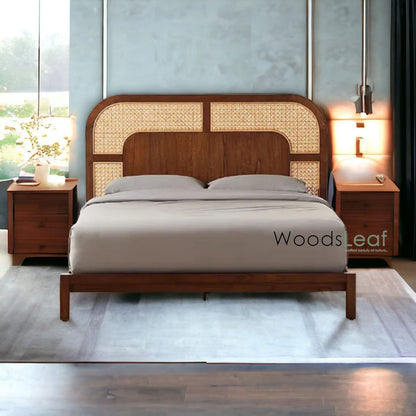 Neckar Solid Wood Bed