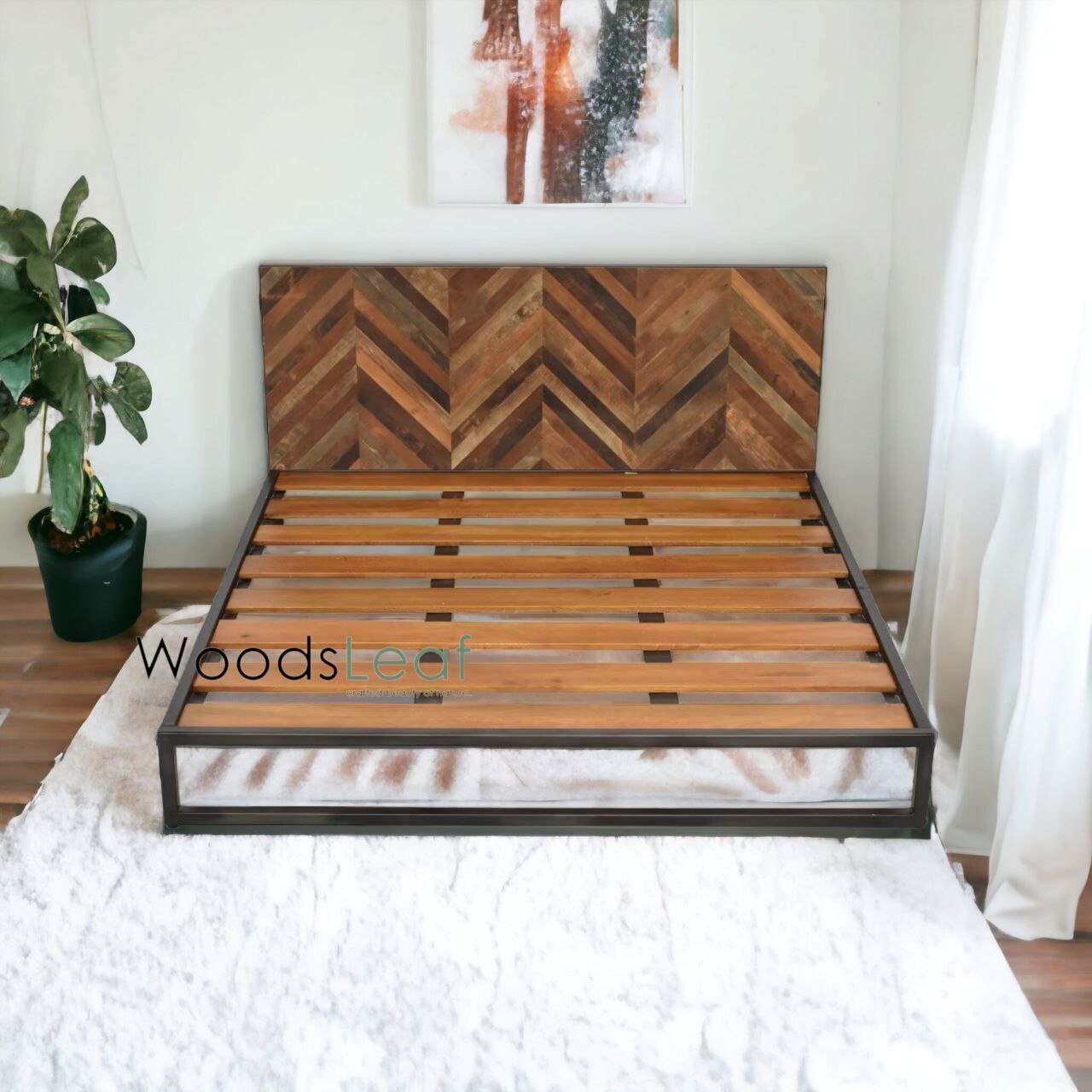 Quinn Solid Wood Bed