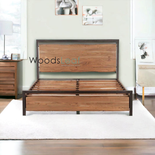 Olive Solid Wood Bed