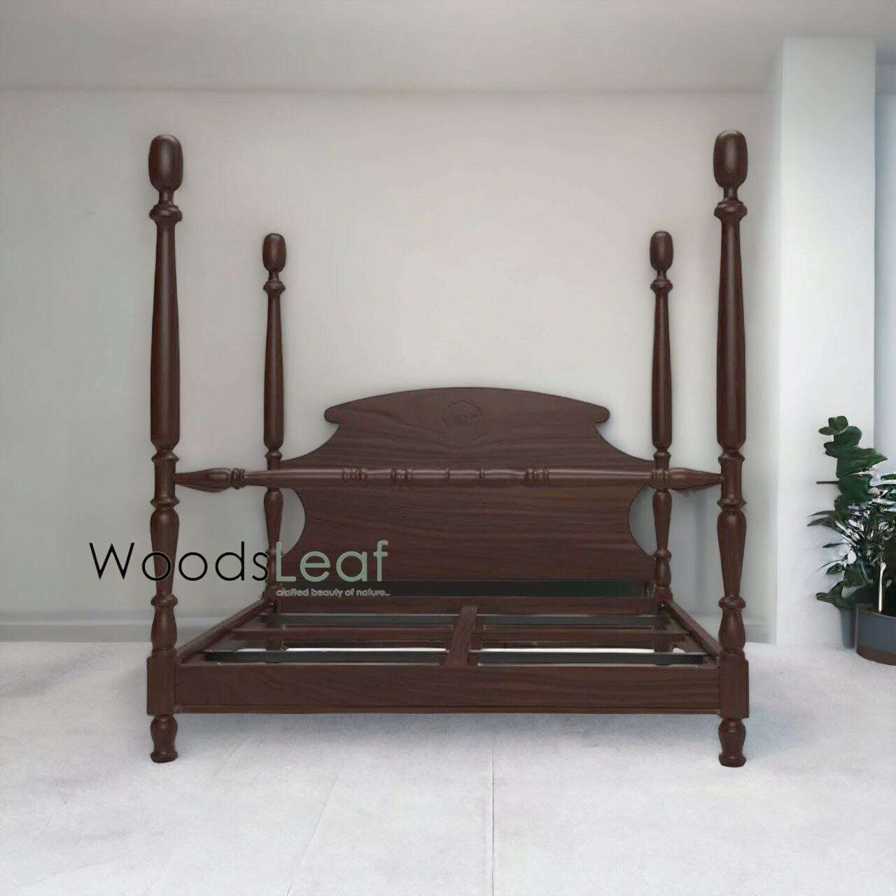 Livia Solid Wood Bed