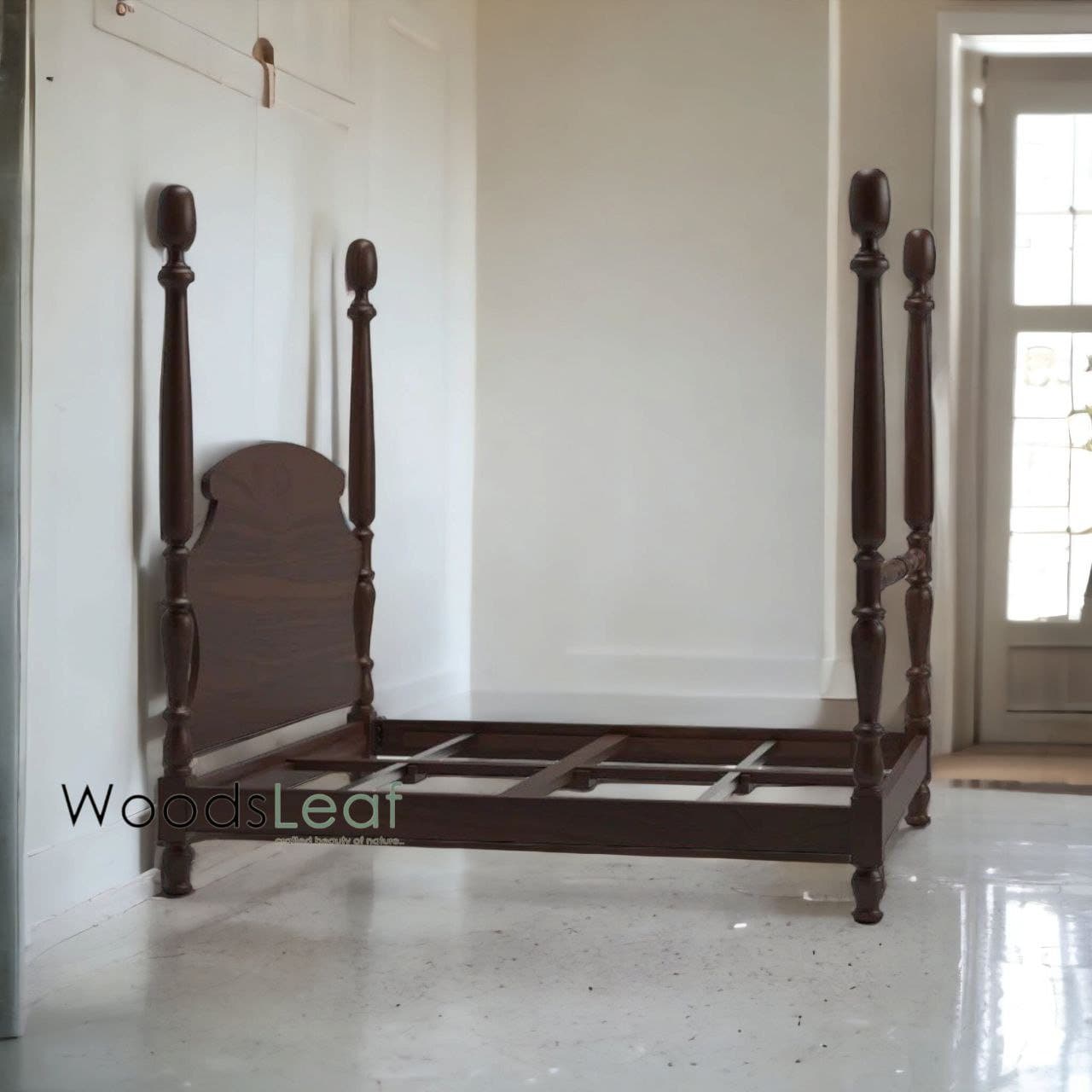 Livia Solid Wood Bed