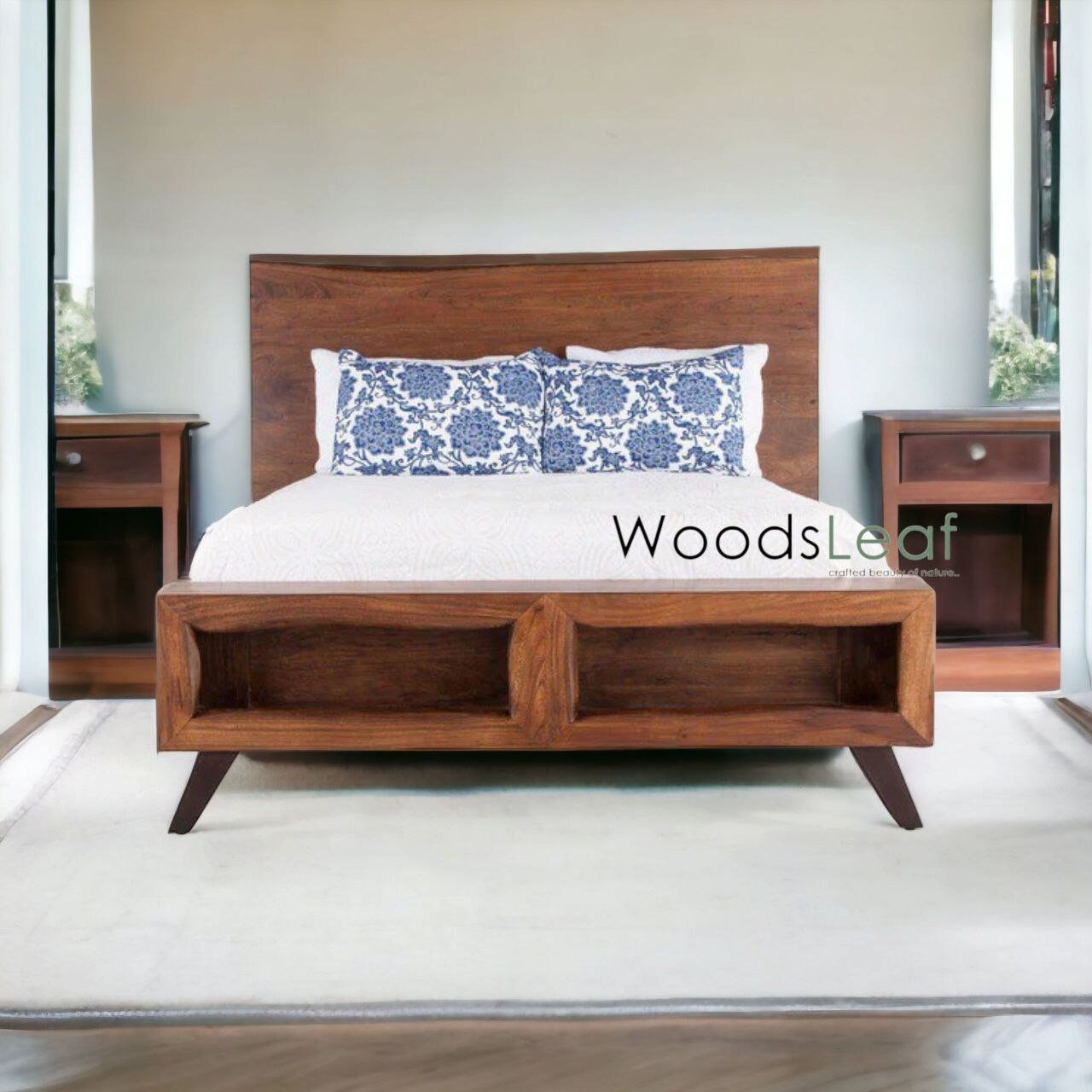 Lacey Solid Wood Bed